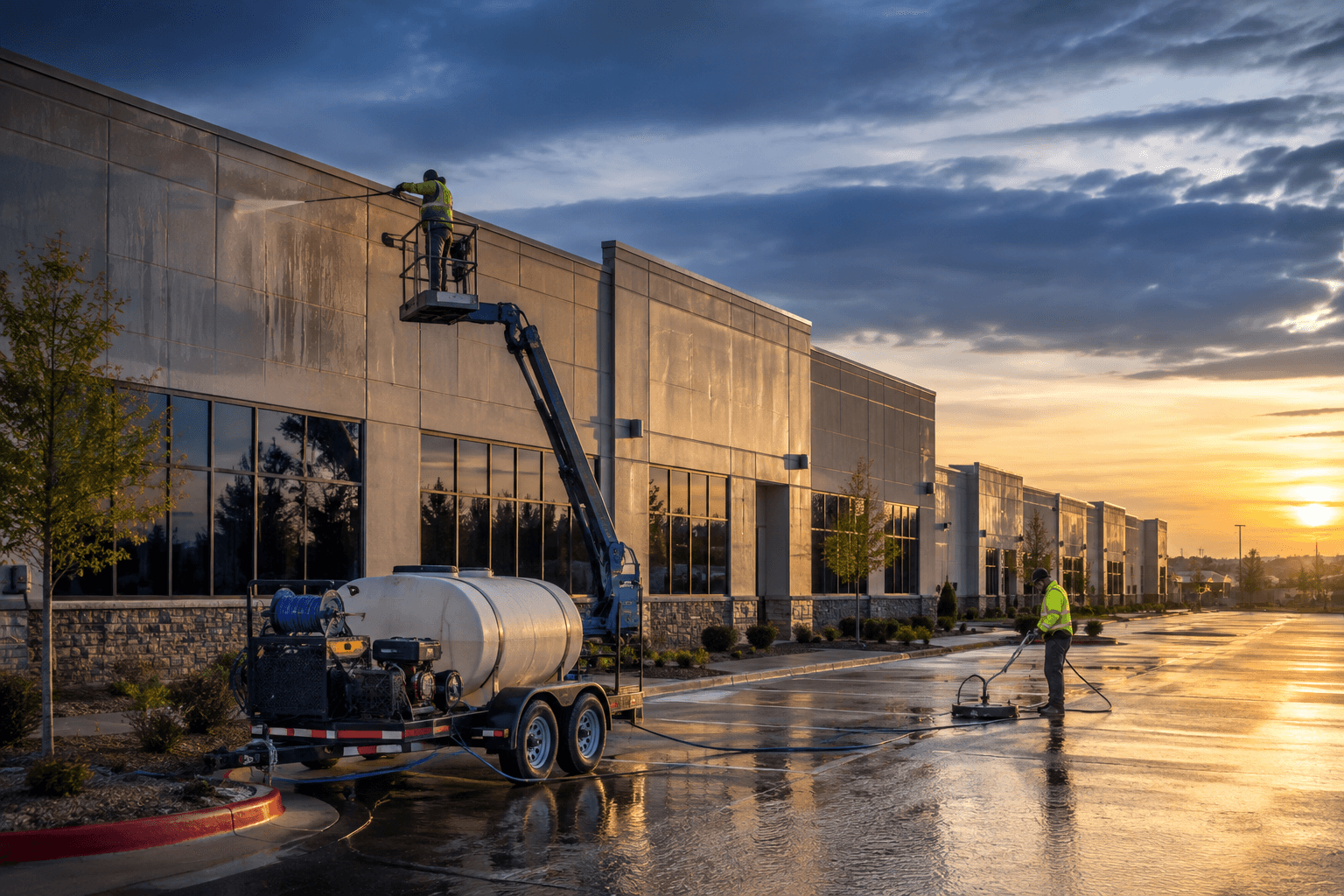 Stratan Paint & Coatings exterior facility services